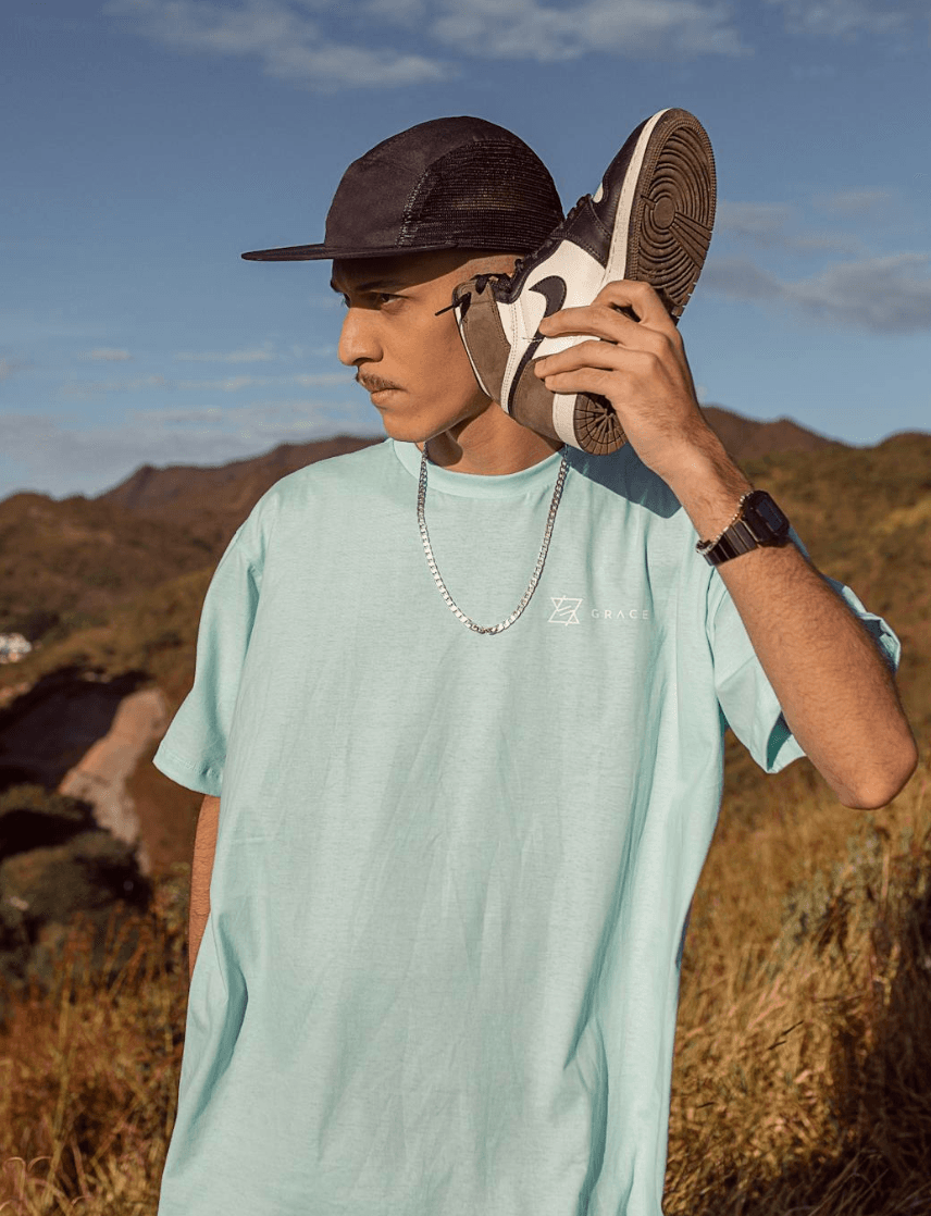 Mint Colourblock Tee